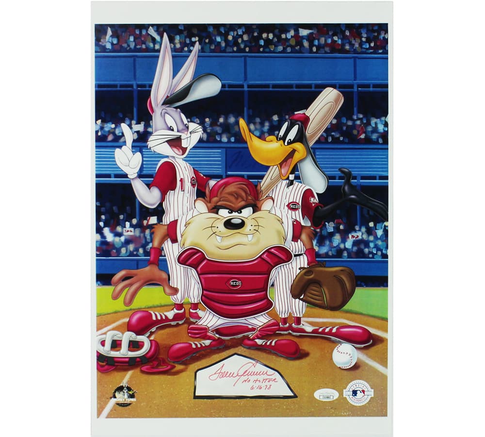 Tom Seaver Signed Cincinnati Reds Unframed 12×17 Looney Tunes MLB Photo with “No Hitter 6/16/78” Inscription Tom Seaver Photo 12x17-tom-seaver-cincinnati-reds-unframed-12, Cincinnati Reds, supplier stock photo