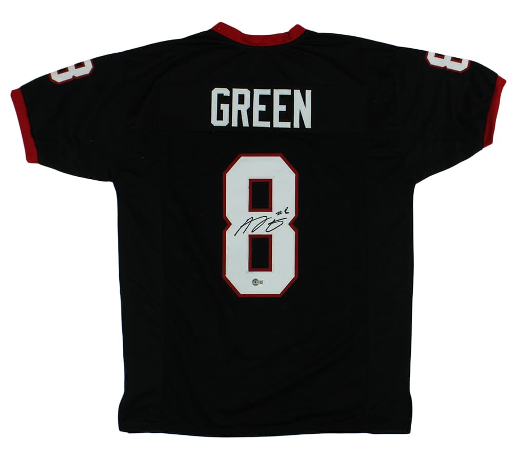 AJ Green Signed Georgia Black Custom Jersey AJ Green Jersey aj-green-georgia-black, supplier stock photo
