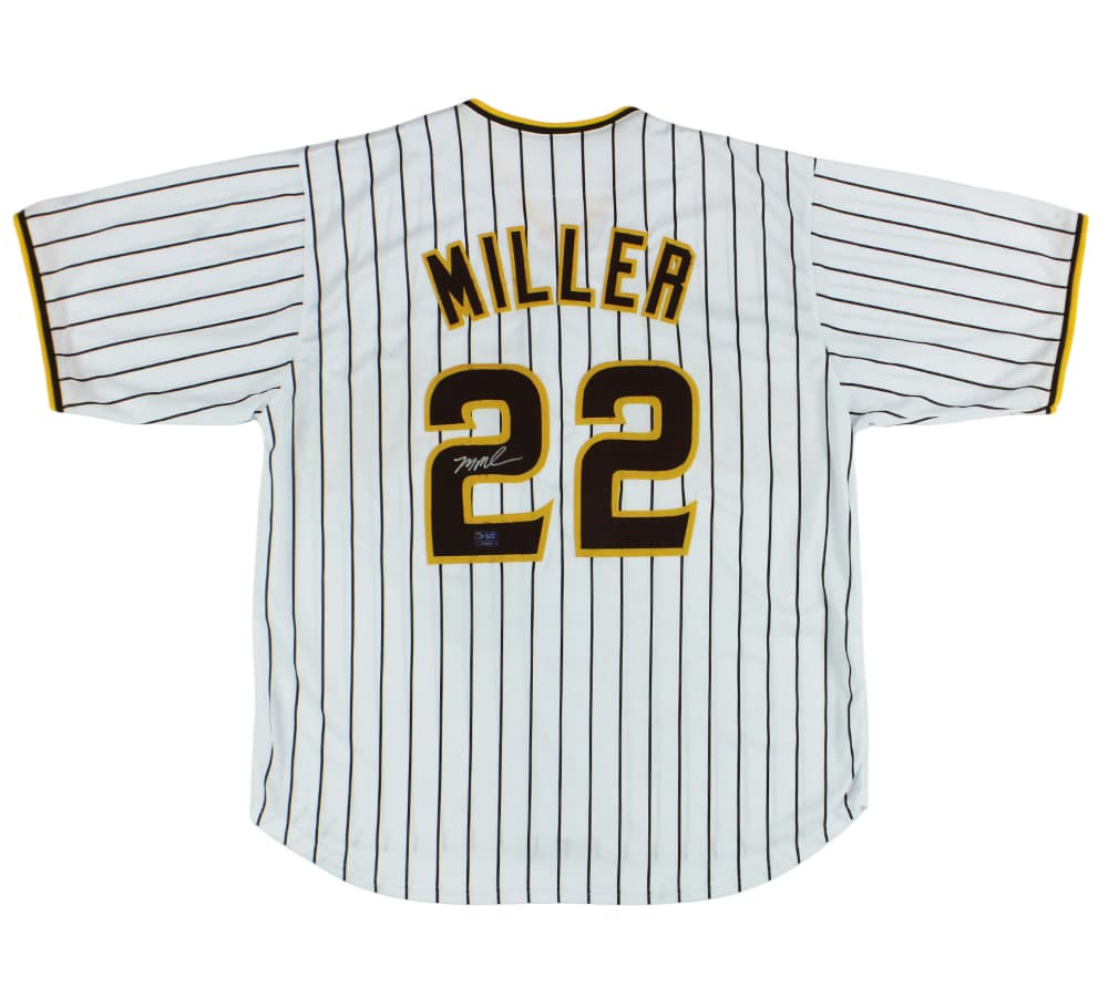 Mason Miller Signed San Diego Custom White Jersey Mason Miller Jersey mason-miller-san-diego-white, supplier stock photo