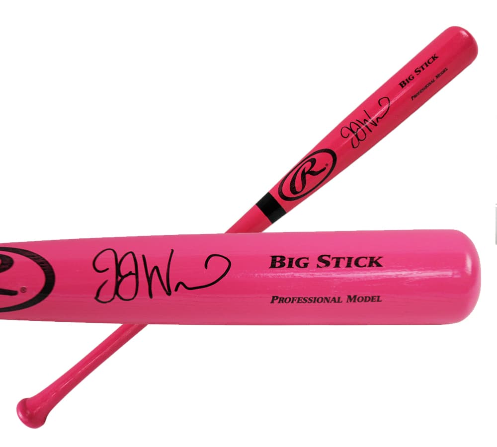 JJ Wetherholt Signed St. Louis Cardinals Rawlings Big Stick Pink MLB Bat JJ Wetherholt Bat jj-wetherholt-st-louis-cardinals-rawlings, supplier stock photo
