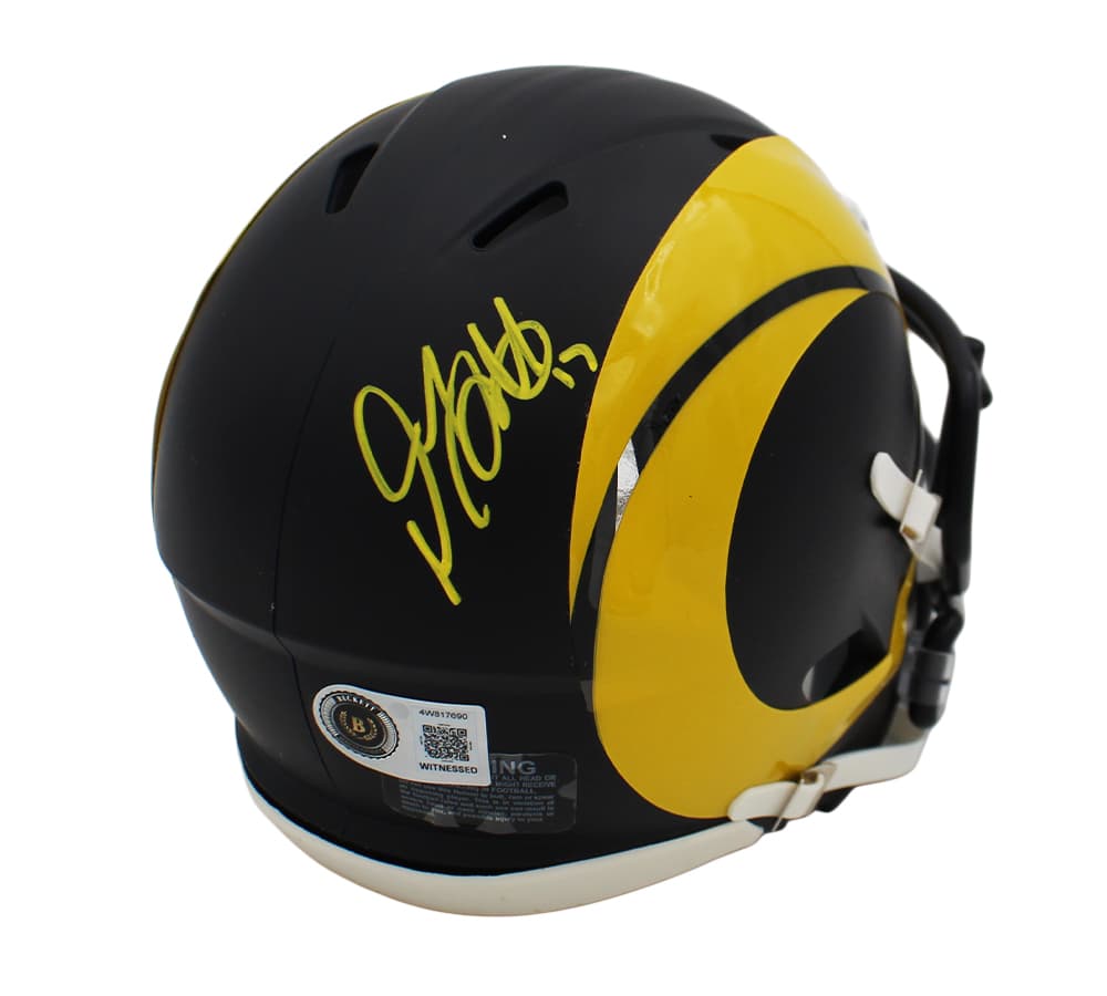 Davante Adams Signed Los Angeles Rams Speed Rivalries NFL Mini Helmet Davante Adams Helmet davante-adams-los-angeles-rams-speed, supplier stock photo