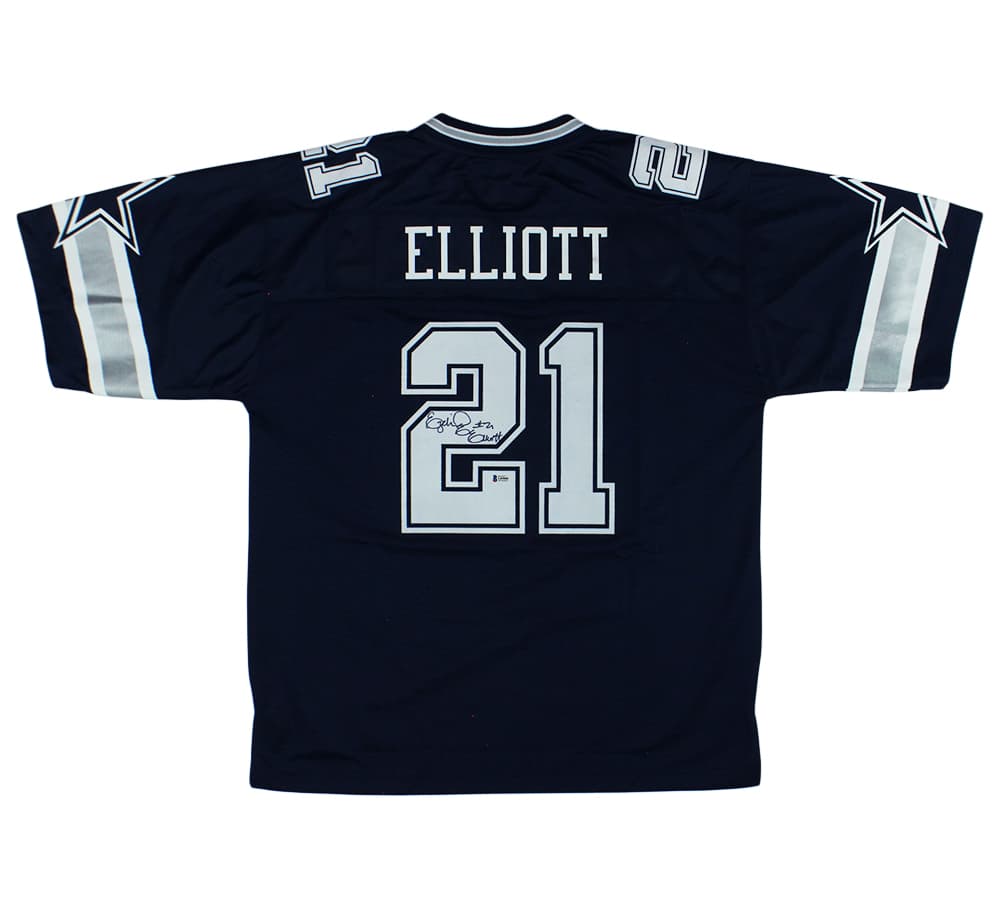 Ezekiel Elliott Signed Dallas Cowboys NFL Pro Cut Large Navy Blue Jersey Ezekiel Elliott Jersey ezekiel-elliott-dallas-cowboys-nfl-pro, Dallas Cowboys, supplier stock photo