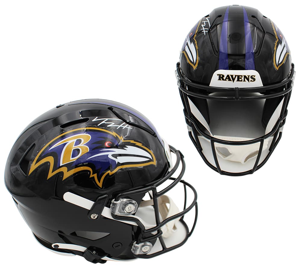 Trey Hendrickson Signed Baltimore Ravens Speed Flex Authentic NFL Helmet Trey Hendrickson Helmet trey-hendrickson-baltimore-ravens-speed-flex, supplier stock photo