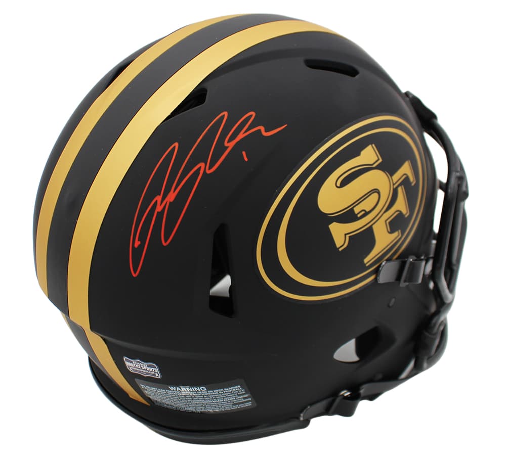 Ricky Pearsall Signed San Francisco 49ers Speed Authentic Eclipse NFL Helmet Ricky Pearsall Helmet ricky-pearsall-san-francisco-49ers-speed, San Francisco 49ers, supplier stock photo