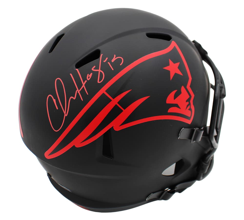 Chris Hogan Signed New England Patriots Speed Full Size Eclipse NFL Helmet Chris Hogan Helmet chris-hogan-england-patriots-speed-full, New England Patriots, supplier stock photo