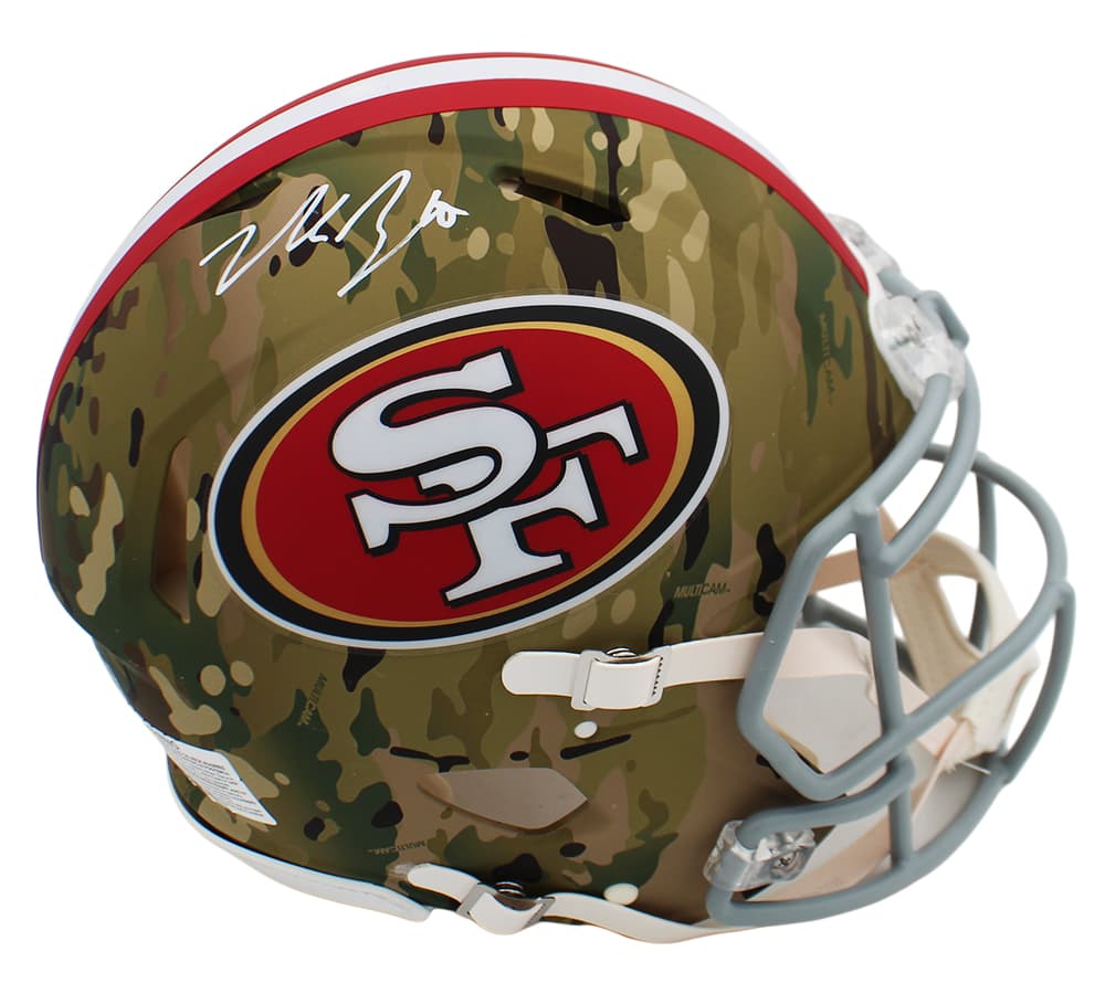 Nick Bosa Signed San Francisco 49ers Speed Authentic Camo NFL Helmet Helmet nick-bosa-san-francisco-49ers-speed, San Francisco 49ers, supplier stock photo
