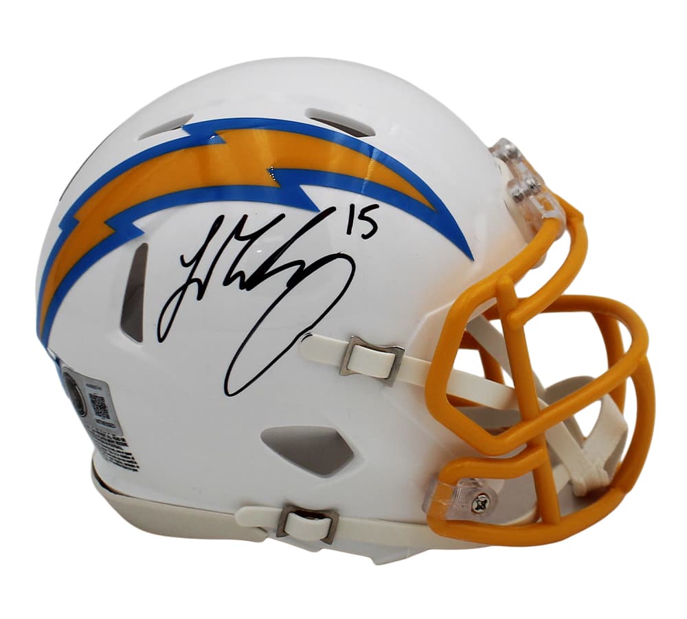 Ladd McConkey Signed Los Angeles Chargers Speed NFL Mini Helmet Ladd McConkey Helmet ladd-mcconkey-los-angeles-chargers-speed, supplier stock photo