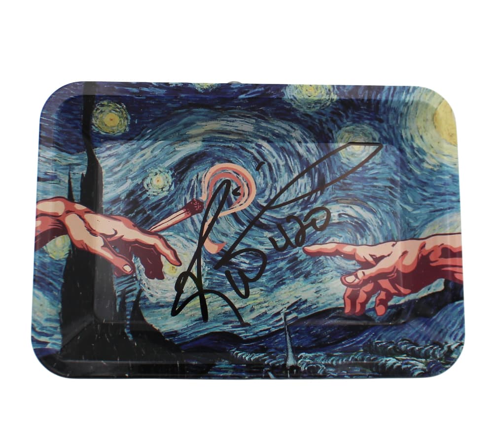 Ricky Williams Signed 5″x7″ Starry Night Rolling Tray with “420” Inscription Ricky Williams Other 5x7-ricky-williams-5-x7-starry-night, supplier stock photo