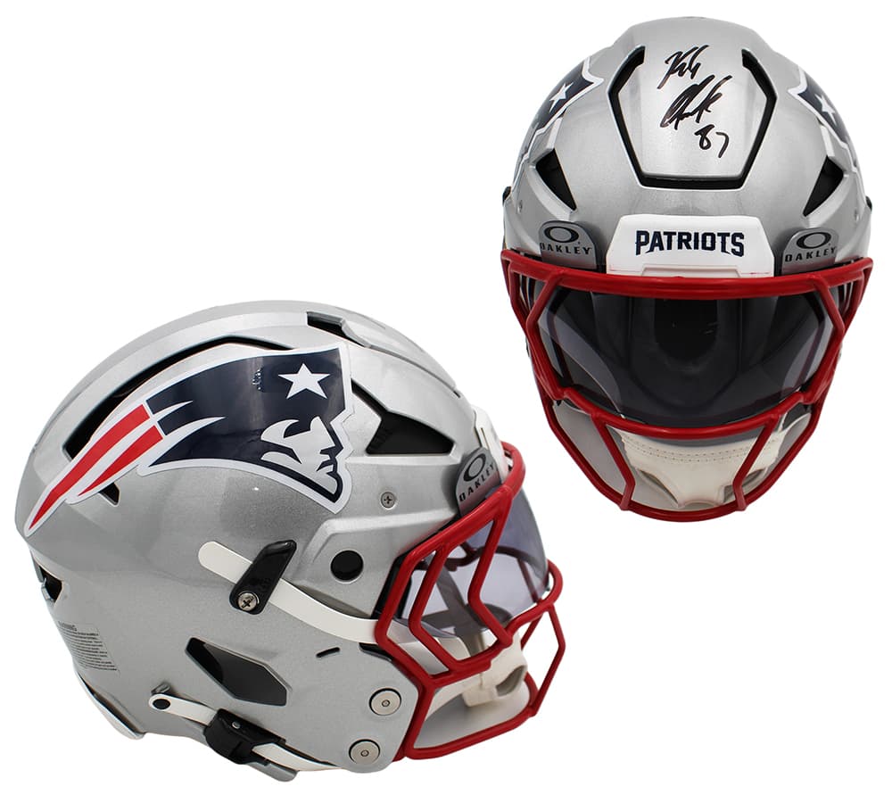 Rob Gronkowski Signed New England Patriots Axiom Authentic NFL Helmet Rob Gronkowski Helmet rob-gronkowski-england-patriots-axiom-nfl, New England Patriots, supplier stock photo