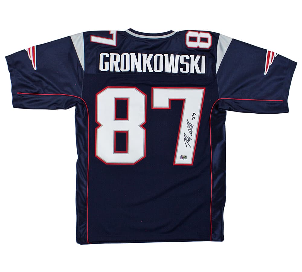Rob Gronkowski Signed New England Patriots Mitchell & Ness Authentic 2010 Navy Blue NFL Jersey Rob Gronkowski Jersey rob-gronkowski-england-patriots-mitchell-ness, New England Patriots, supplier stock photo
