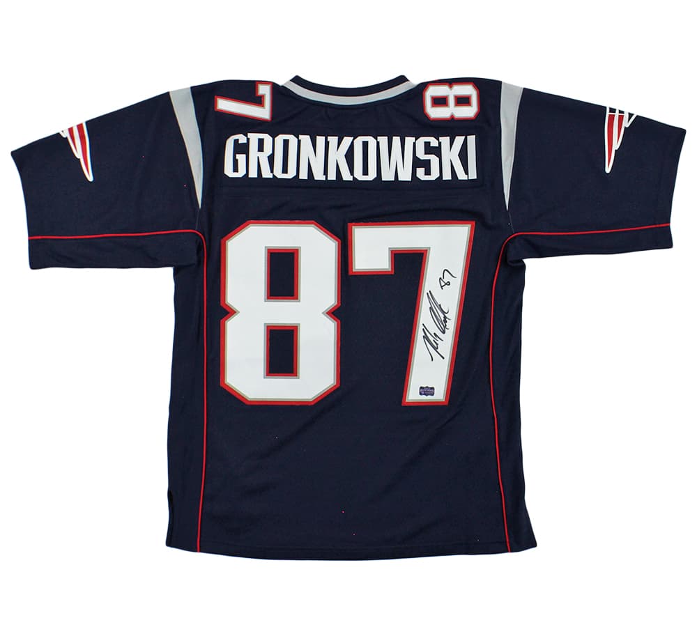 Rob Gronkowski Signed New England Patriots Mitchell & Ness 2010 Navy Blue NFL Jersey Rob Gronkowski Jersey rob-gronkowski-england-patriots-mitchell-ness, New England Patriots, supplier stock photo