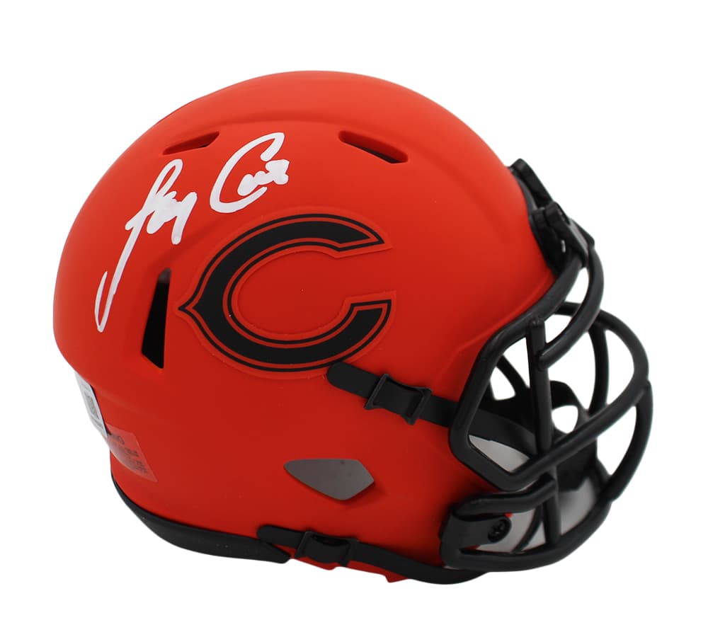 Jay Cutler Signed Chicago Bears Speed Rave NFL Mini Helmet Helmet jay-cutler-chicago-bears-speed-rave, Chicago Bears, supplier stock photo