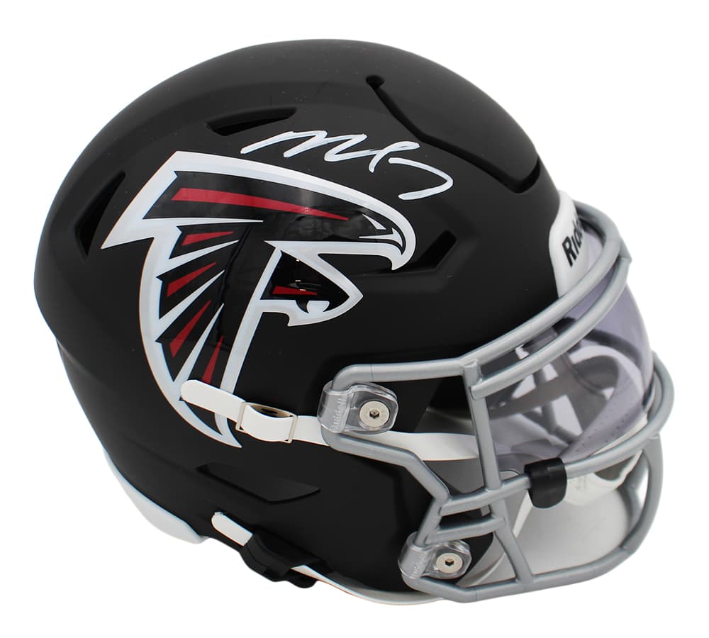 Michael Vick Signed Atlanta Falcons Speed Mid-Size NFL Midi Helmet Michael Vick Helmet michael-vick-atlanta-falcons-speed-mid, supplier stock photo