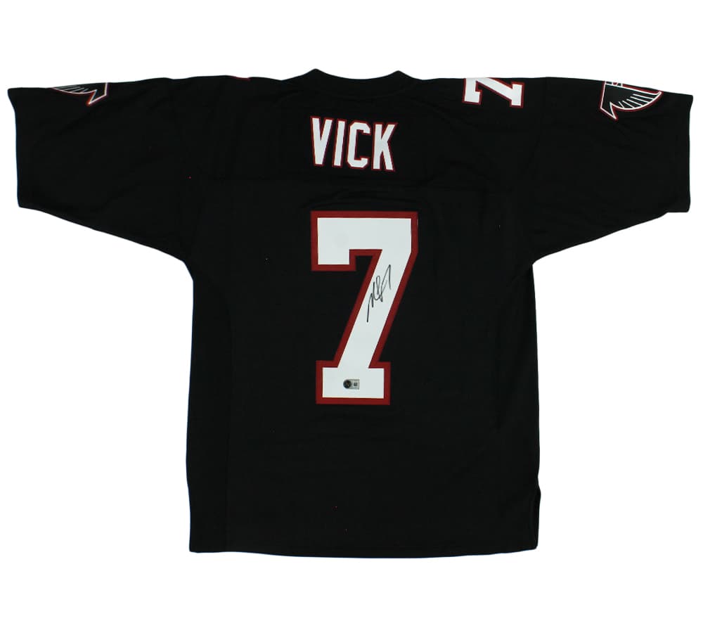 Michael Vick Signed Atlanta Falcons Mitchell & Ness 2002 Legacy Black NFL Jersey Michael Vick Jersey michael-vick-atlanta-falcons-mitchell-ness, supplier stock photo