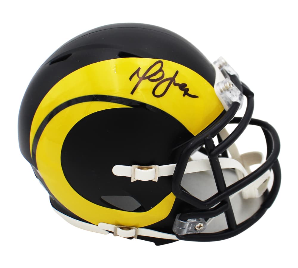 Marshall Faulk Signed Los Angeles Rams Speed Rivalries NFL Mini Helmet Marshall Faulk Helmet marshall-faulk-los-angeles-rams-speed, supplier stock photo
