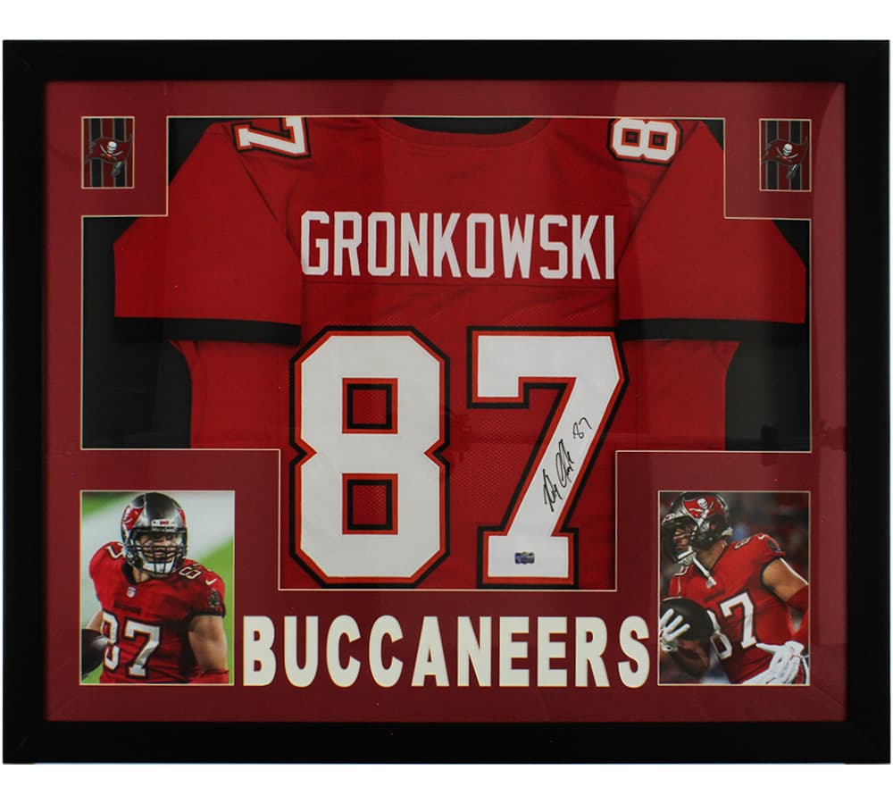 Rob Gronkowski Signed Tampa Bay Buccaneers Framed Red NFL Jersey Rob Gronkowski Jersey rob-gronkowski-tampa-bay-buccaneers-framed, supplier stock photo