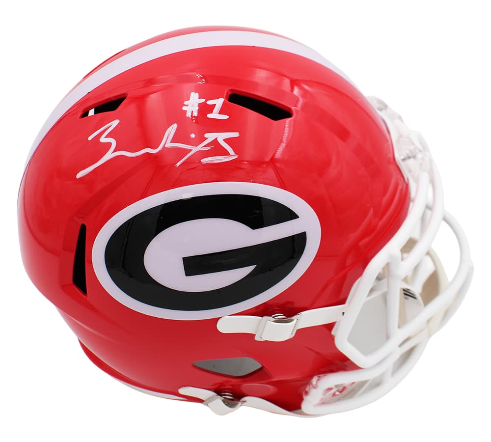 Zachariah Branch Signed Georgia Bulldogs Speed Full Size Red NCAA Helmet Helmet zachariah-branch-georgia-bulldogs-speed-full, Georgia Bulldogs, supplier stock photo