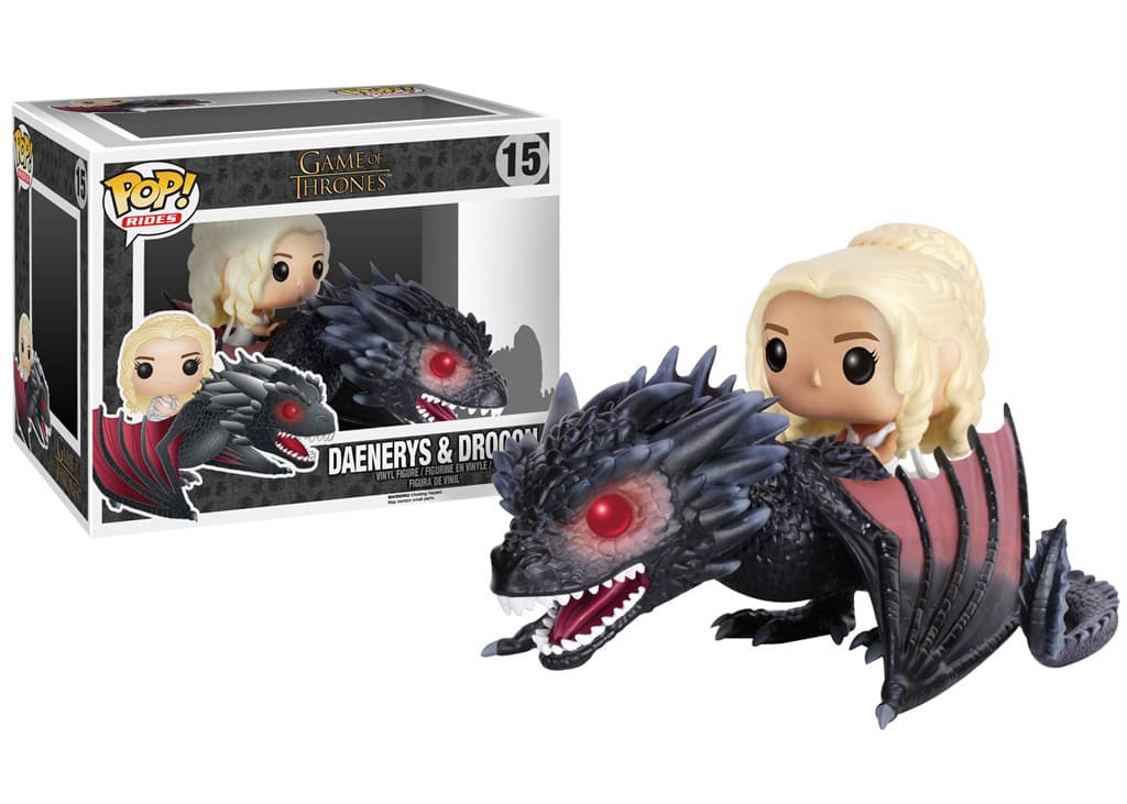 Pop! Rides Game of Thrones Daenerys & Drogon #15 In-Box Action Figure Other pop-rides-game-thrones-daenerys-drogon, supplier stock photo