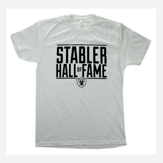 Men’s White Ken Stabler HOF T-Shirt – Size Small Other mens-white-ken-stabler-hof-shirt, supplier stock photo