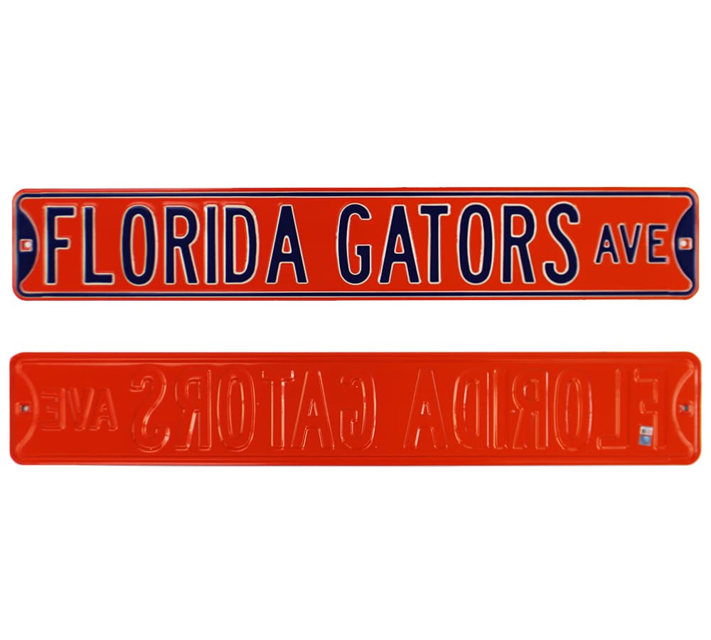 Florida Gators Avenue Officially Licensed Authentic Steel 36×6 Orange & Blue NCAA Street Sign Other 36x6-florida-gators-avenue-officially-licensed, Florida Gators, supplier stock photo