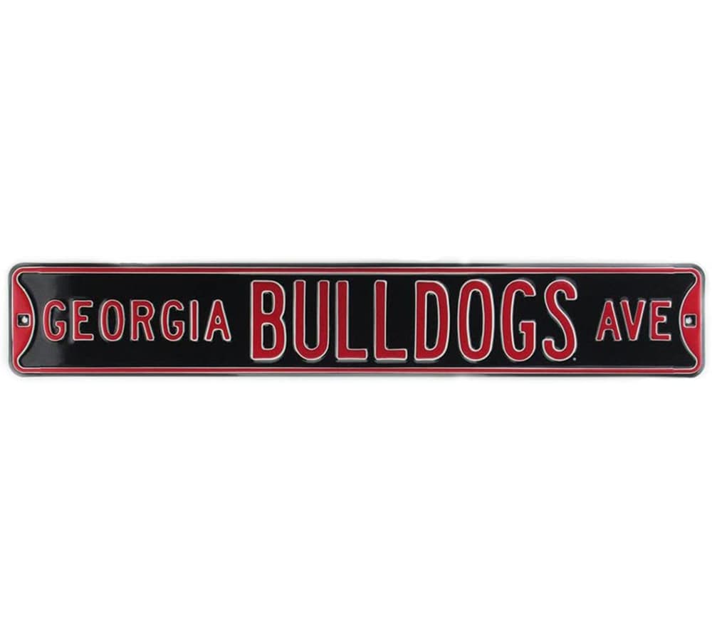 Georgia Bulldogs Avenue Officially Licensed Authentic Steel 36×6 Red & Black NCAA Street Sign Other 36x6-georgia-bulldogs-avenue-officially-licensed, Georgia Bulldogs, view 2, supplier stock photo