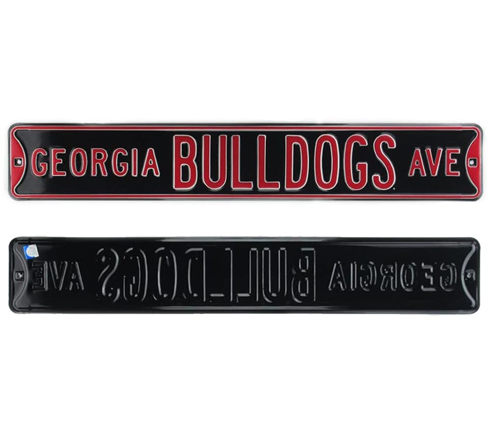 Georgia Bulldogs Avenue Officially Licensed Authentic Steel 36×6 Red & Black NCAA Street Sign Other 36x6-georgia-bulldogs-avenue-officially-licensed, Georgia Bulldogs, supplier stock photo