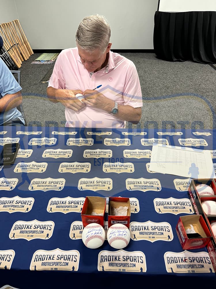 Dale Murphy Signed Atlanta Braves Rawlings Official Major League MLB Baseball With “7x All Star-5x GG” Inscription Ball dale-murphy-atlanta-braves-rawlings-major, Atlanta Braves, view 3, supplier stock photo