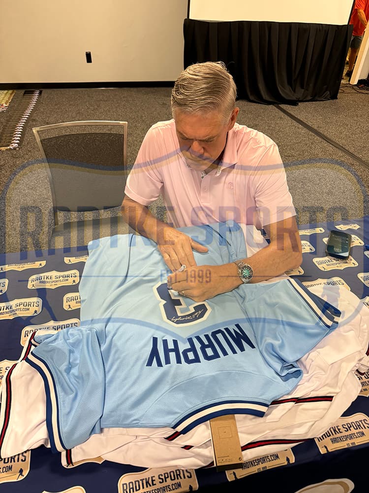 Dale Murphy Signed Atlanta Braves Custom Blue MLB Jersey With “82, 83 NL MVP” Dale Murphy Jersey dale-murphy-atlanta-braves-blue-mlb, Atlanta Braves, view 4, supplier stock photo