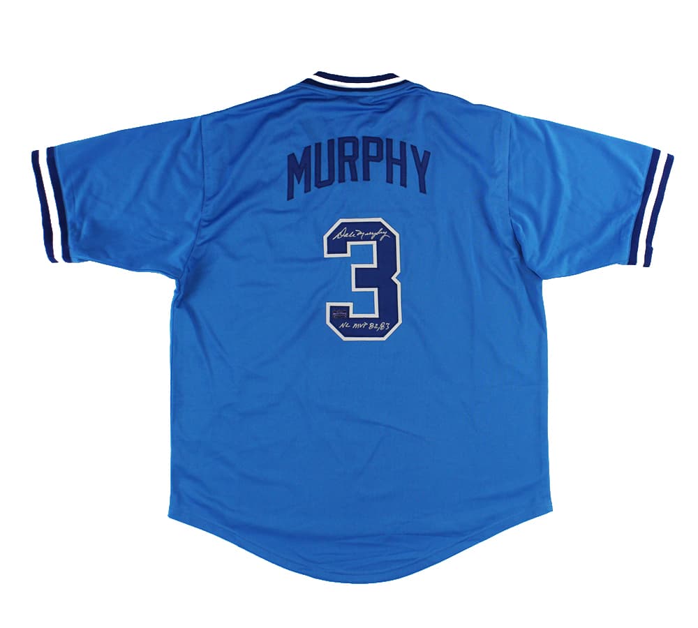 Dale Murphy Signed Atlanta Braves Custom Blue MLB Jersey With “82, 83 NL MVP” Dale Murphy Jersey dale-murphy-atlanta-braves-blue-mlb, Atlanta Braves, supplier stock photo