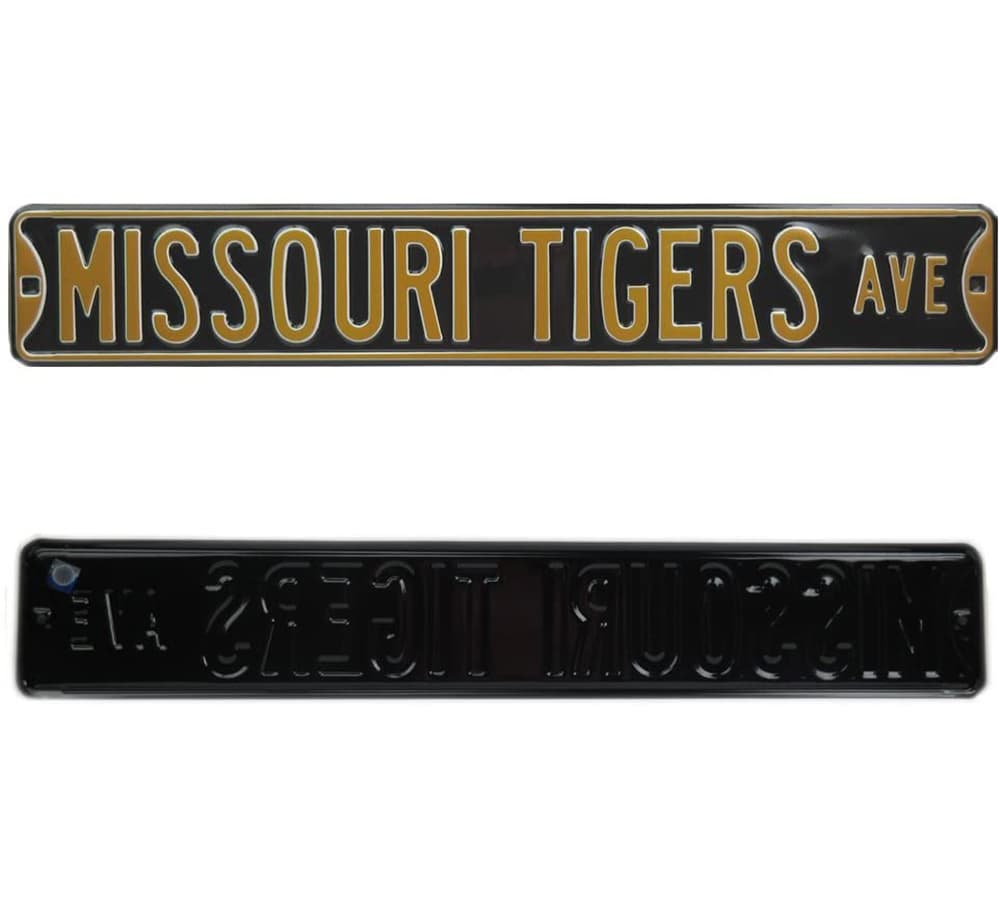 Missouri Tigers Ave Officially Licensed Authentic Steel 36×6 Black and Gold NCAA Street Sign Other 36x6-missouri-tigers-ave-officially-licensed, supplier stock photo