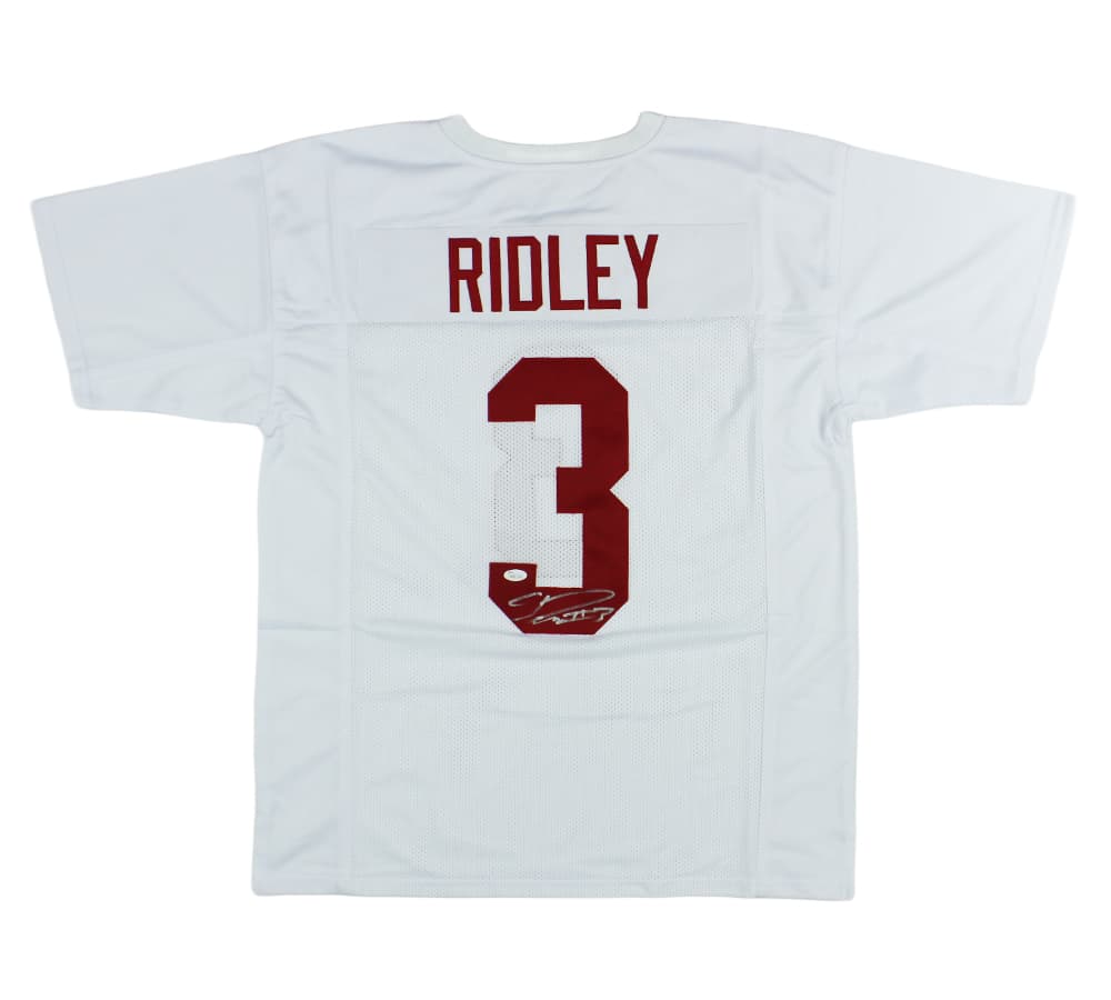 Calvin Ridley Signed Alabama Custom White Jersey Calvin Ridley Jersey calvin-ridley-alabama-white, supplier stock photo