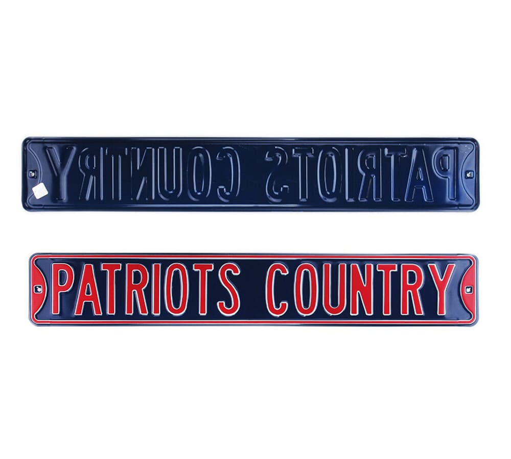 New England Patriots Country Officially Licensed Authentic Steel 36×6 Blue & Red NFL Street Sign Other 36x6-england-patriots-country-officially, New England Patriots, supplier stock photo