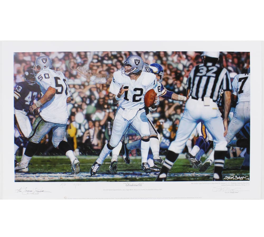 Steve Skipper Collection “Undeniable” Ken Stabler Oakland Raiders Commemorative Unframed 19.5×26 Artist Proof Lithograph Print Photo steve-skipper-collection-undeniable-ken-stabler, supplier stock photo