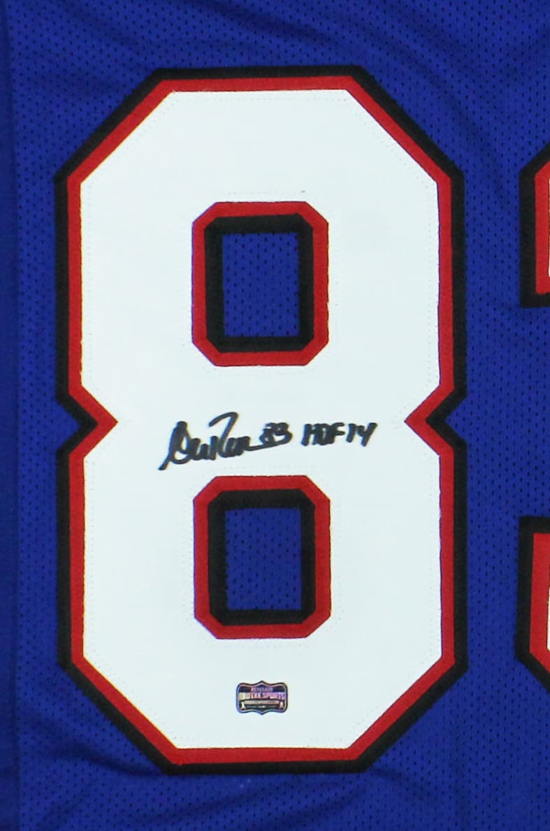Andre Reed Signed Buffalo Custom Blue Jersey with “HOF 14” Inscription Andre Reed Jersey andre-reed-buffalo-blue-hof-14, view 2, supplier stock photo