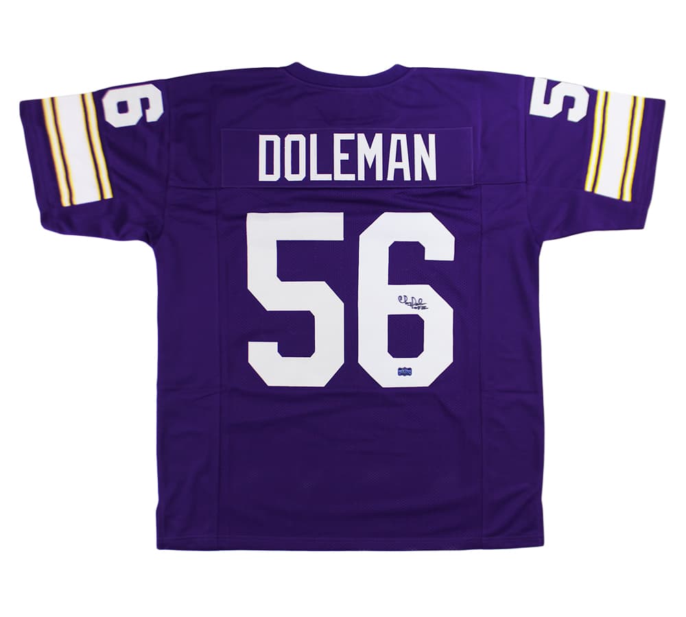 Chris Doleman Signed Minnesota Custom Purple Jersey With “HOF 12” Inscription Chris Doleman Jersey chris-doleman-minnesota-purple-hof-12, supplier stock photo