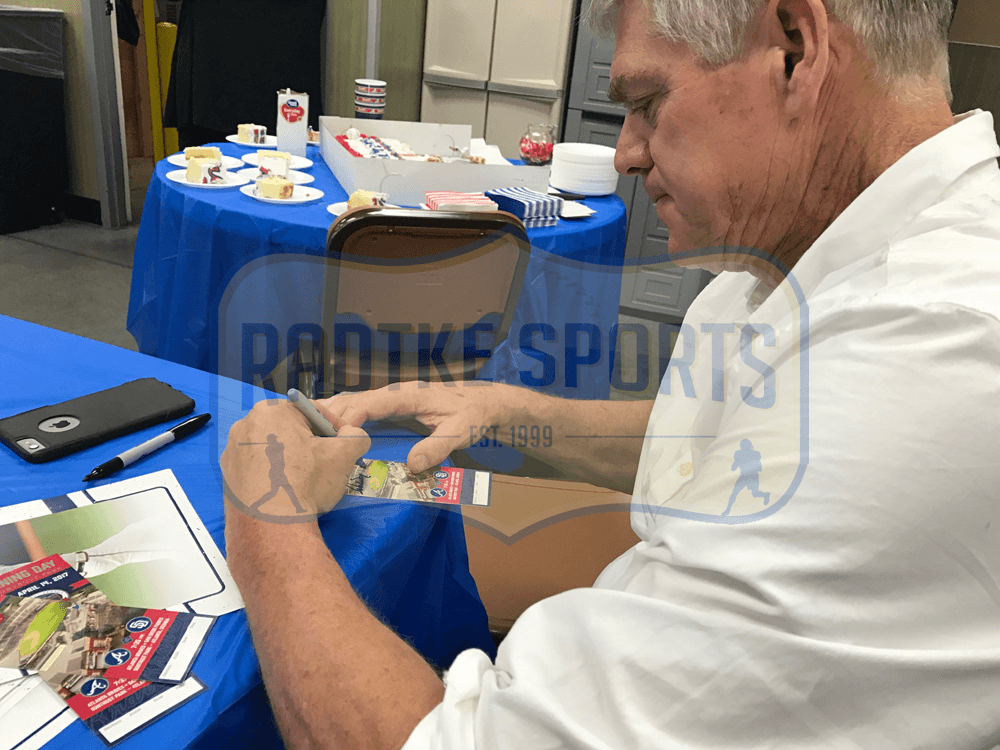 Dale Murphy Signed 2017 SunTrust Park Opening Day Ticket with “Opening Day” Inscription – Limited Edition 3/3 Dale Murphy Ticket Stub dale-murphy-2017-suntrust-park-opening, view 5, supplier stock photo