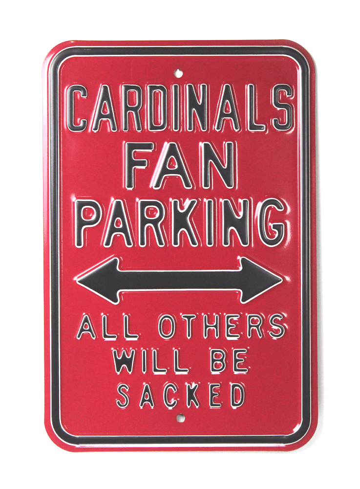 St. Louis Cardinals Officially Licensed Authentic Steel 12×18 Red Parking Sign – All Others Will Be Sacked Card 12x18-st-louis-cardinals-officially-licensed, supplier stock photo