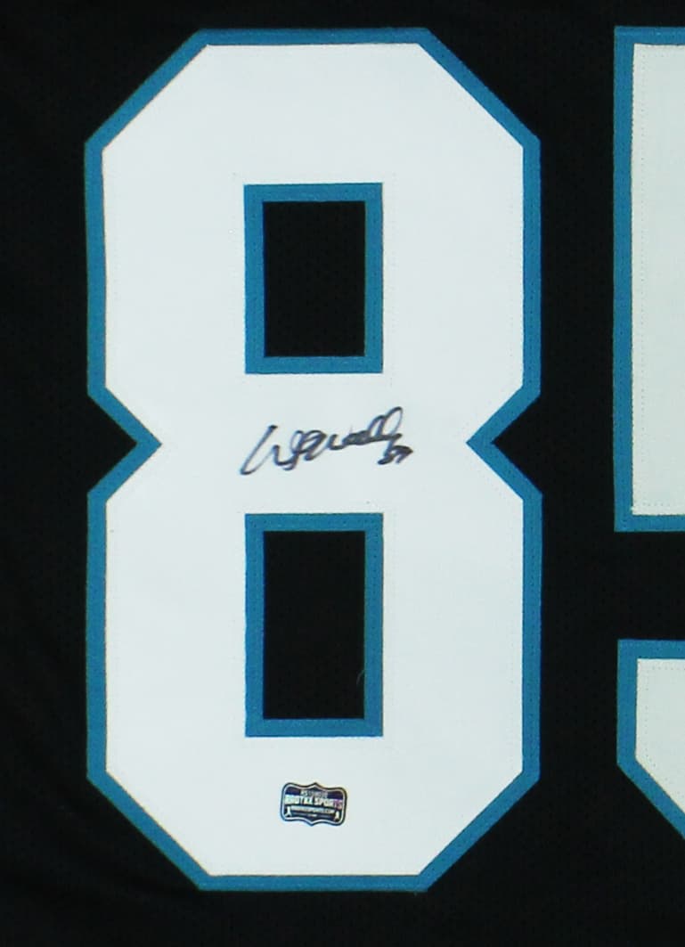 Wesley Walls Signed Carolina Custom Black Jersey Wesley Walls Jersey wesley-walls-carolina-black, view 2, supplier stock photo