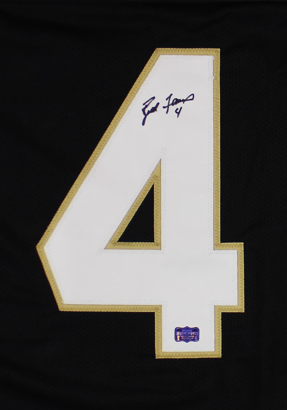 Brett Favre Signed Southern Miss Custom Black Jersey Brett Favre Jersey brett-favre-southern-miss-black, Green Bay Packers, view 2, supplier stock photo