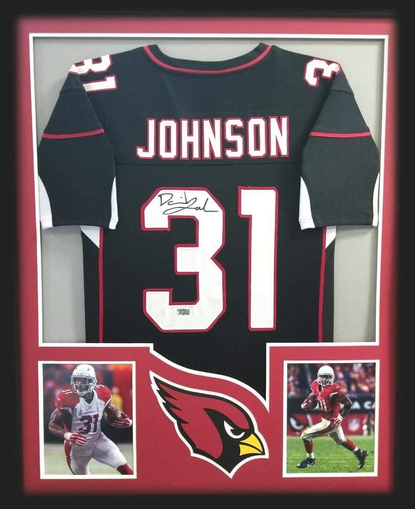 David Johnson Signed Arizona Large Framed Custom Black Jersey David Johnson Jersey david-johnson-arizona-large-framed-black, supplier stock photo
