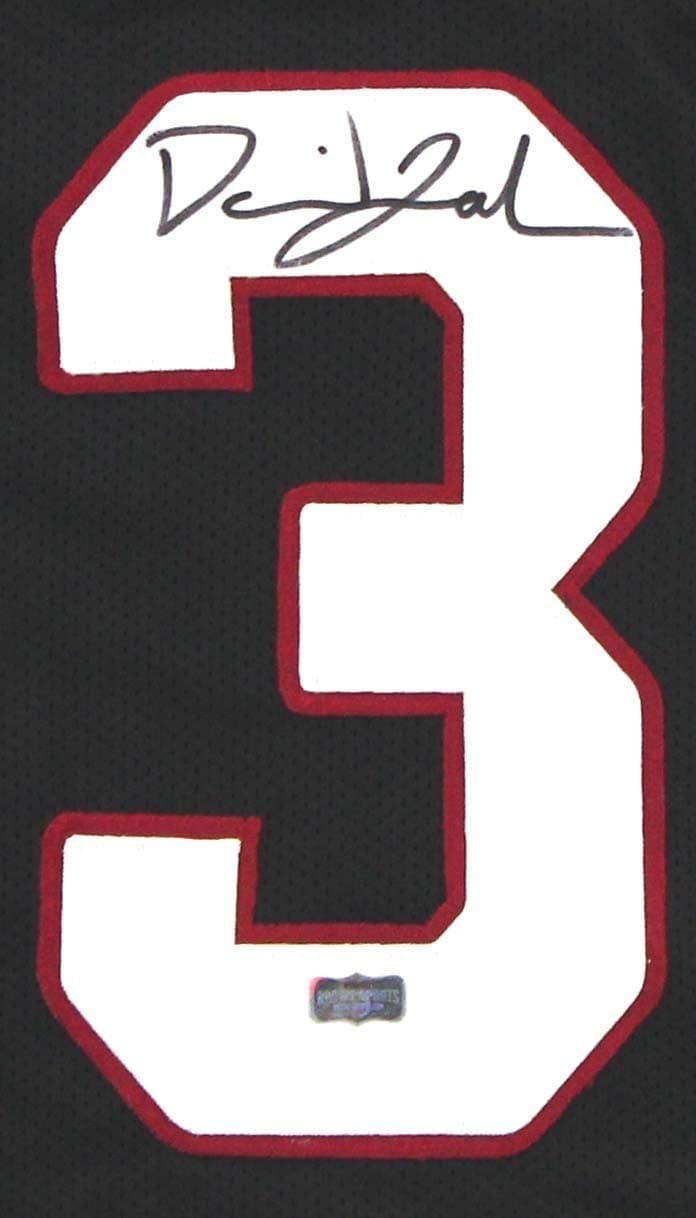 David Johnson Signed Arizona Large Framed Custom Black Jersey David Johnson Jersey david-johnson-arizona-large-framed-black, view 2, supplier stock photo