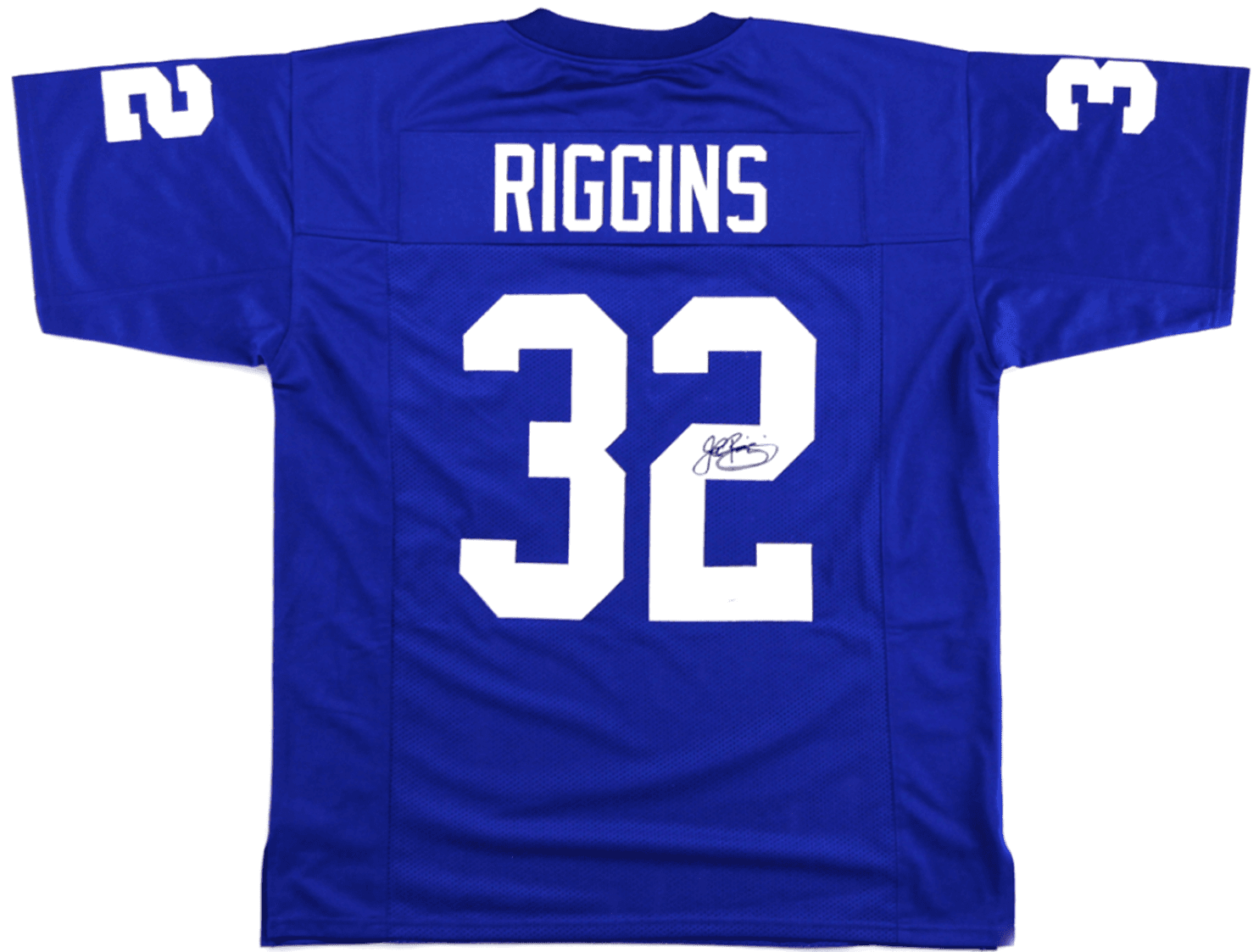 John Riggins Signed Kansas Blue Custom Jersey John Riggins Jersey john-riggins-kansas-blue, supplier stock photo
