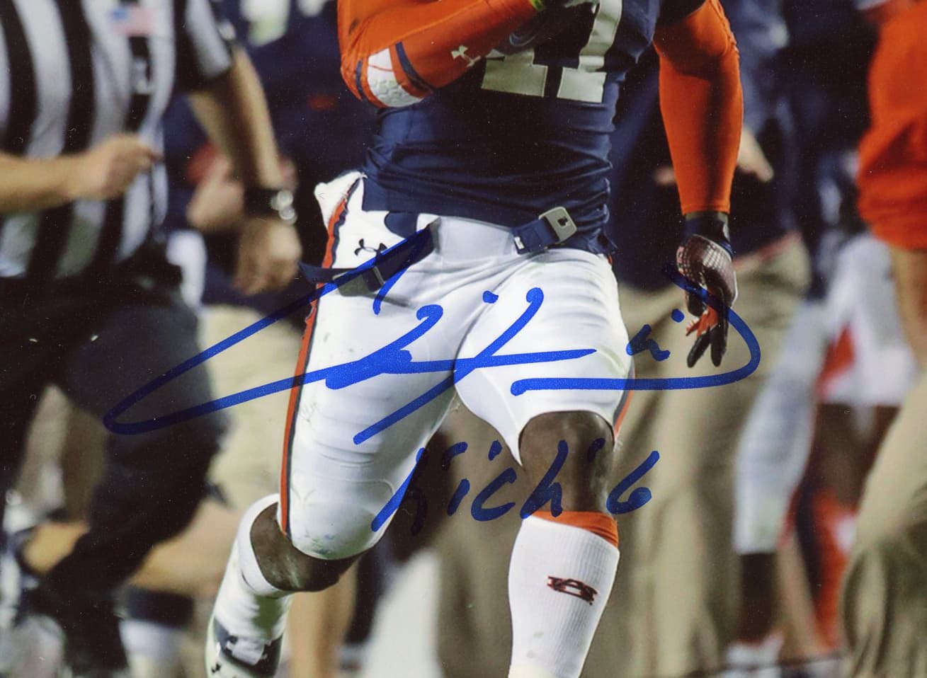 Chris Davis Jr. Signed Auburn Tigers Unframed 8×10 Licensed Color NCAA Photo with “Kick Six” Inscription Chris Davis Jr. Photo 8x10-chris-davis-jr-auburn-tigers-unframed, Auburn Tigers, view 2, supplier stock photo