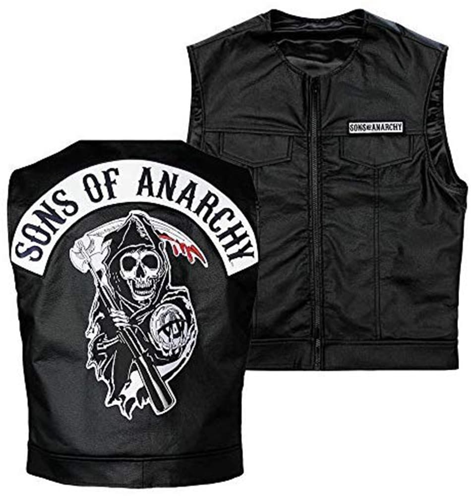 Sons Of Anarchy Officially Licensed Black Biker Vest with Reaper Patch – Ladies Size: X-Large Other sons-anarchy-officially-licensed-black-biker, supplier stock photo
