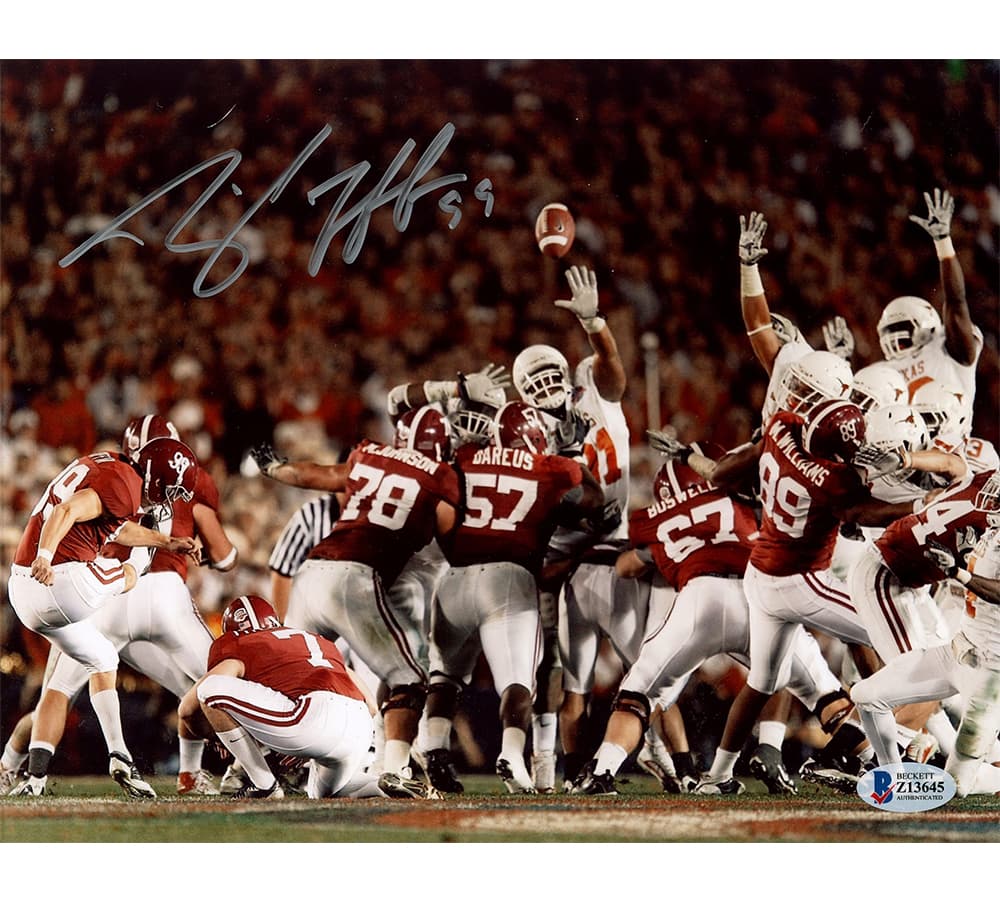 Leigh Tiffin Signed Alabama Crimson Tide Unframed 8×10 NCAA Photo – Field Goal BCS Game Photo 8x10-leigh-tiffin-alabama-crimson-tide-unframed, Alabama Crimson Tide, supplier stock photo