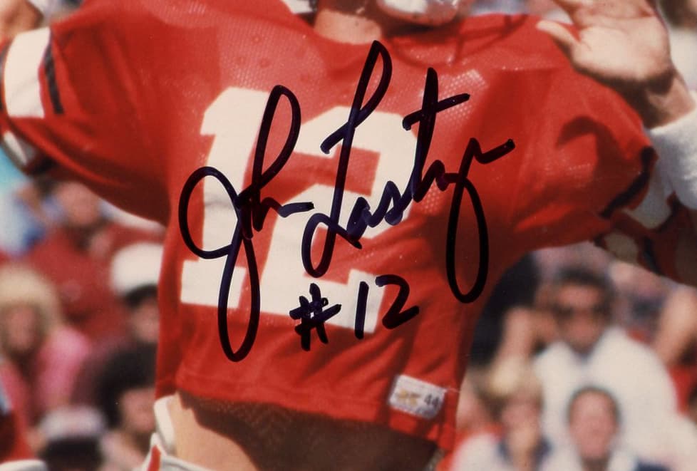 John Lastinger Signed Georgia Bulldogs Unframed 8×10 NCAA Photo – Red Jersey Throwing Jersey 8x10-john-lastinger-georgia-bulldogs-unframed-8, view 2, supplier stock photo