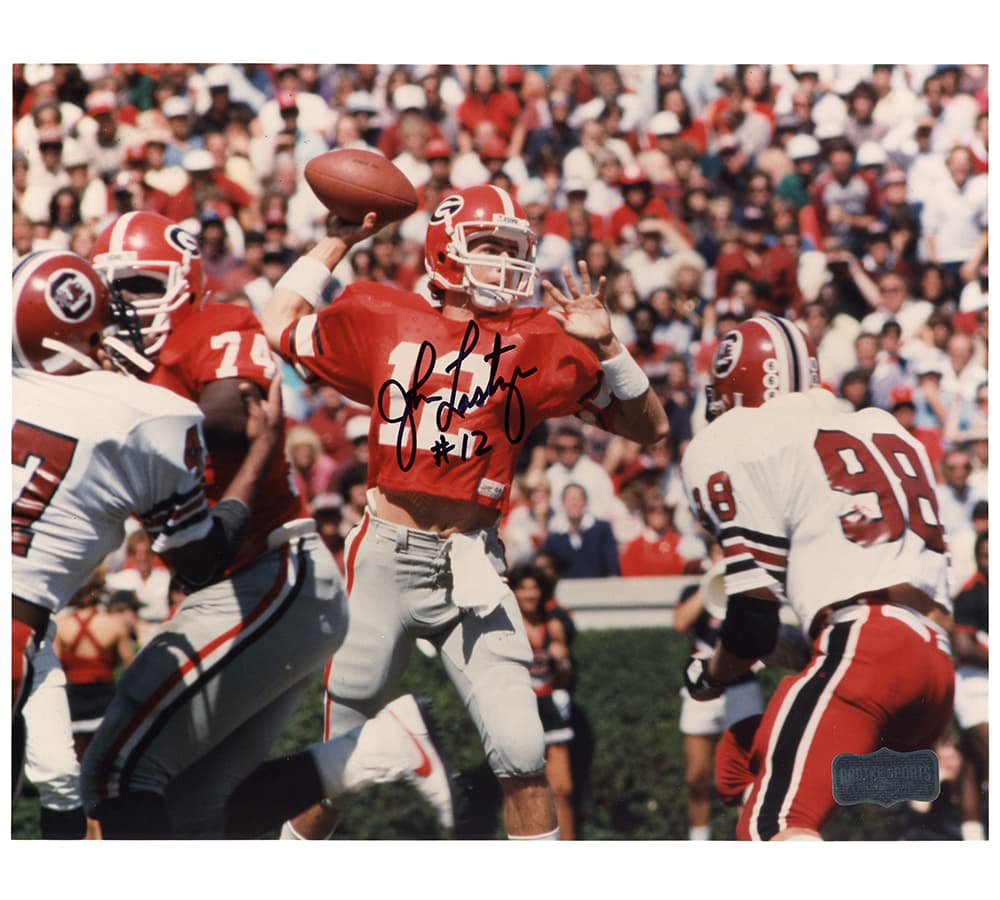 John Lastinger Signed Georgia Bulldogs Unframed 8×10 NCAA Photo – Red Jersey Throwing Jersey 8x10-john-lastinger-georgia-bulldogs-unframed-8, supplier stock photo