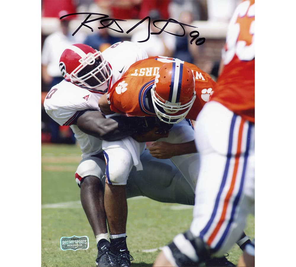 Robert Geathers Signed Georgia Unframed 8×10 Photo-Sacking Charlie Whitehurst Photo 8x10-robert-geathers-georgia-unframed-8-10, supplier stock photo