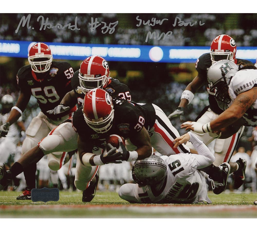 Marcus Howard Signed Georgia Bulldogs Unframed 8×10 NCAA Photo with “Sugar Bowl MVP” Inscription Photo 8x10-marcus-howard-georgia-bulldogs-unframed-8, supplier stock photo