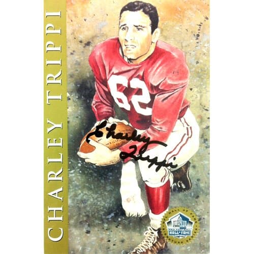 Charley Trippi Autographed/Signed 4×6 National Football League Hall of Fame Signature Series Commemorative Card Card 4x6-charley-trippi-4-6-national-football, supplier stock photo